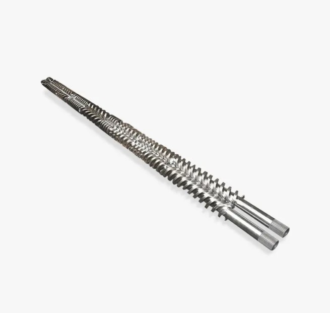 How does Parallel Twin Screw technology achieve efficient material mixing, conveying and processing?